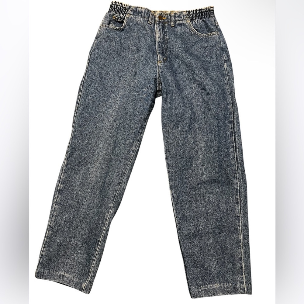Vintage 80s/90s Lee USA made High Waist Denim Mom Jeans 14 MED